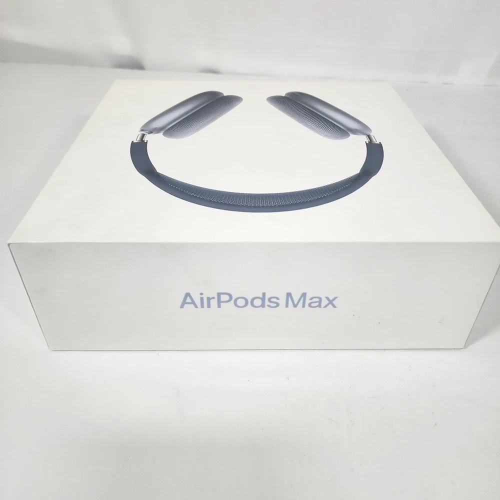 Apple AirPods Max‎ USB-C Blue A3184 w/ Box Smart Case Cable Tested Works